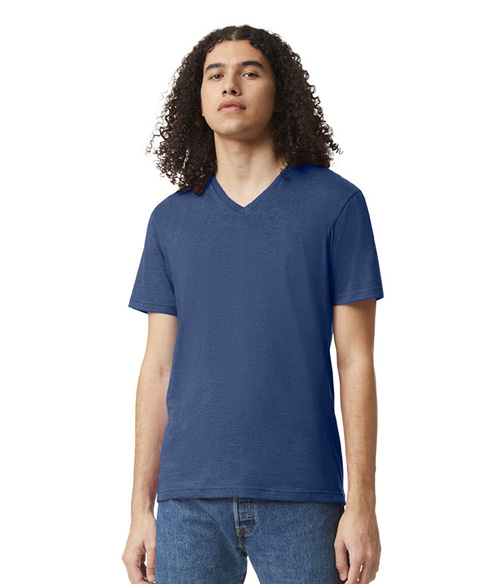 CVC Unisex V-Neck T-Shirt | Staton-Corporate-and-Casual