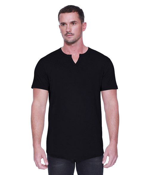 Slit V-Neck Tee