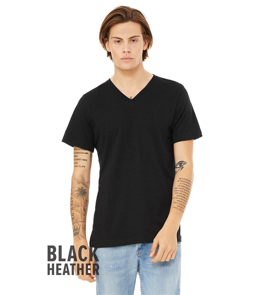 Unisex CVC V-Neck Tee | Staton-Corporate-and-Casual