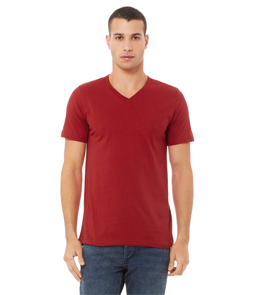 Unisex Jersey V-Neck Tee | Staton-Corporate-and-Casual image.