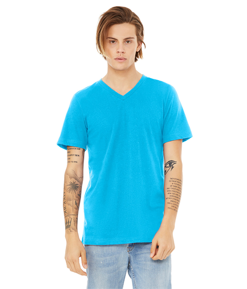 Unisex CVC V-Neck Tee | Staton-Corporate-and-Casual