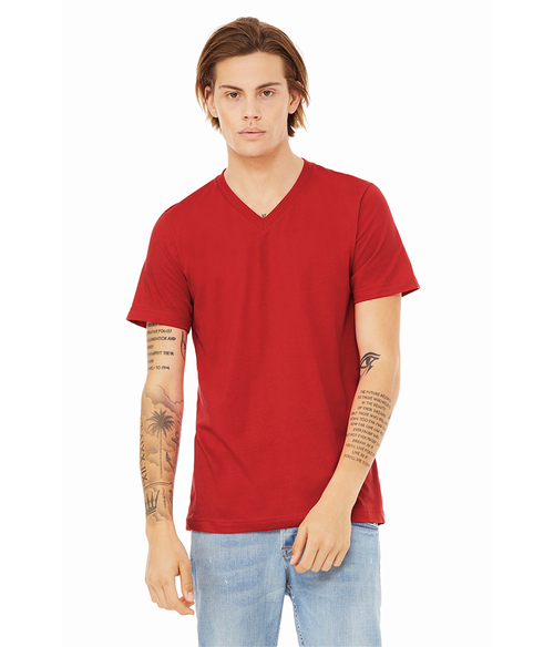 Unisex Jersey V-Neck Tee | Staton-Corporate-and-Casual