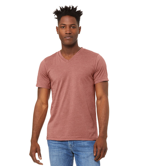 Unisex CVC V-Neck Tee | Staton-Corporate-and-Casual
