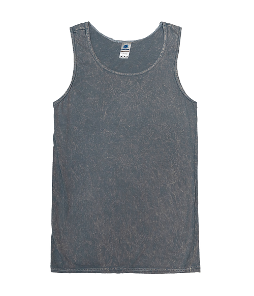 Mineral Wash Ribbed Notch Neck Tank main image 0