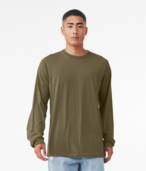 Unisex CVC Long Sleeve Tee | Staton-Corporate-and-Casual