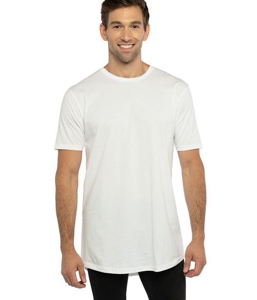 Cotton Long Body T-Shirt | Staton-Corporate-and-Casual