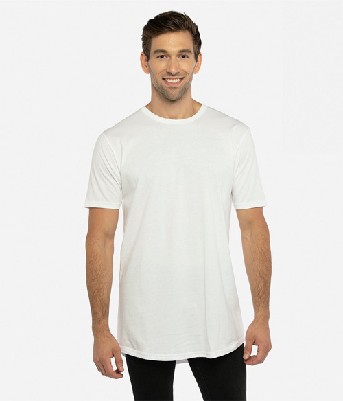 Cotton Long Body T-Shirt | Staton-Corporate-and-Casual