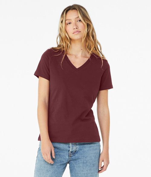 Womens Relaxed Jersey V-Neck | Staton-Corporate-and-Casual