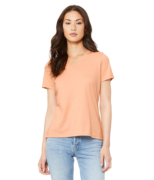Womens Relaxed CVC V Neck | Staton-Corporate-and-Casual