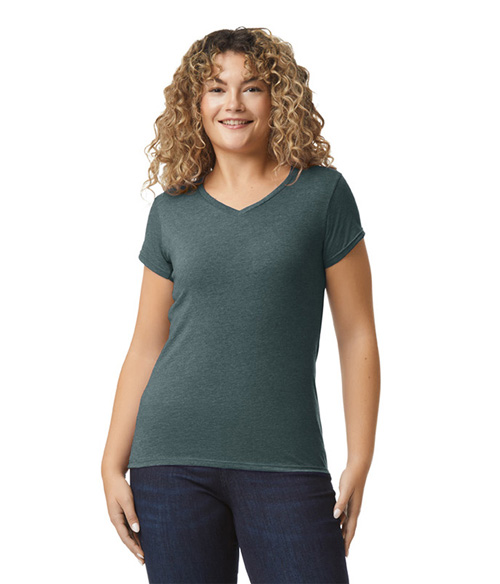 Softstyle Womens V-Neck | Staton-Corporate-and-Casual