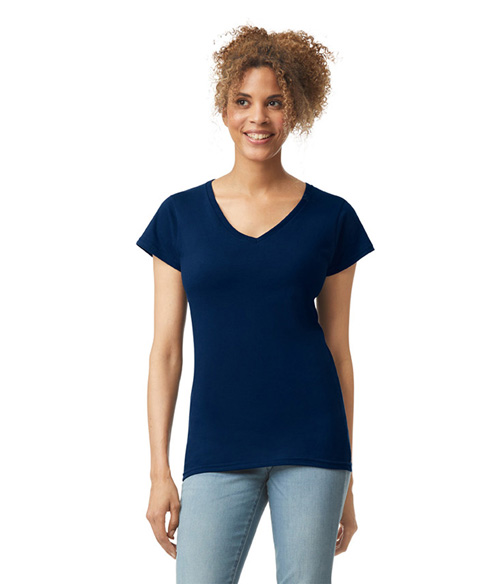 Softstyle Womens V-Neck | Staton-Corporate-and-Casual