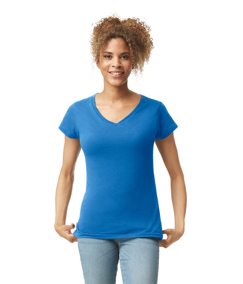 Softstyle Womens V-Neck | Staton-Corporate-and-Casual