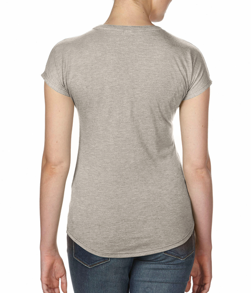 Womens Tri-Blend V-Neck Tee | Staton-Corporate-and-Casual