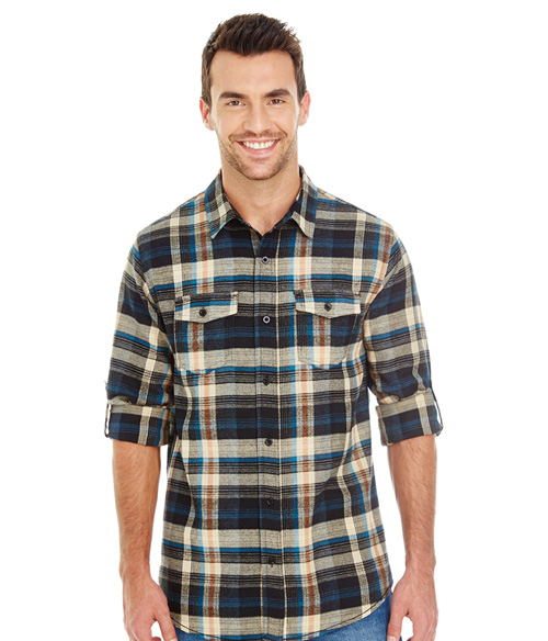 Mens Long Sleeve Plaid Flannel | Staton-Corporate-and-Casual