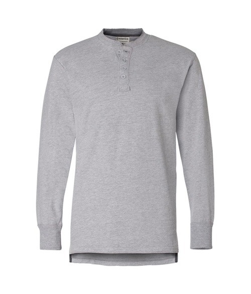 Vintage Brushed Henley | Staton-Corporate-and-Casual