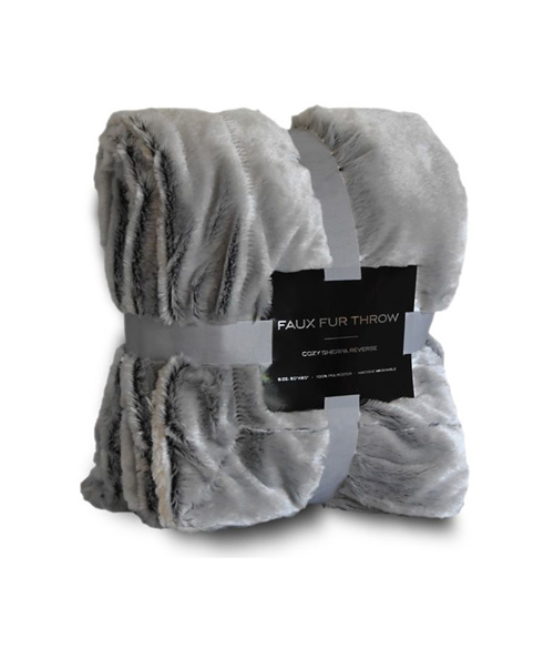 Faux Fur Blanket Throw | Staton-Corporate-and-Casual