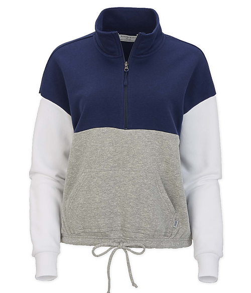 Fleece Colorblock Quarter Zip