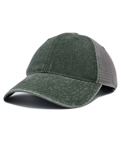 washed canvas hat