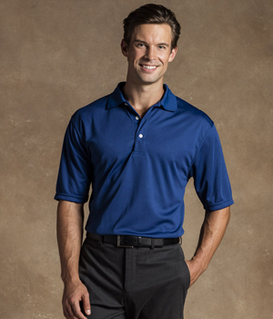 Mens Moisture Free Knit Polo