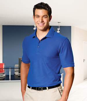 Mens Silky Smooth Knit Polo