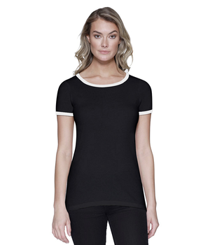 Womens CVC Ringer Tee