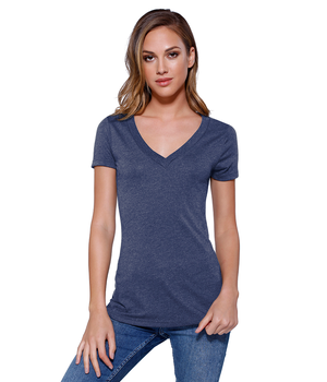 Womens Triblend V-Neck Tee