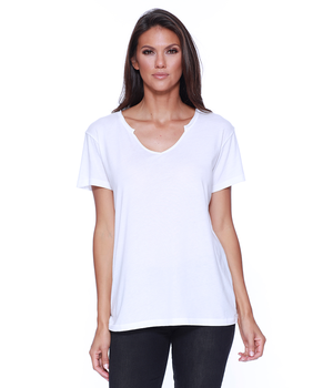 Womens Open V-Neck