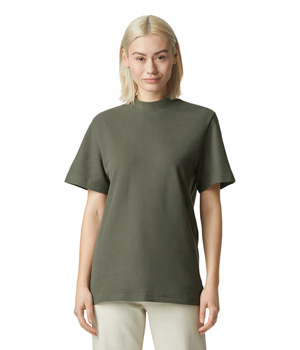 Pique Unisex Mockneck T-Shirt