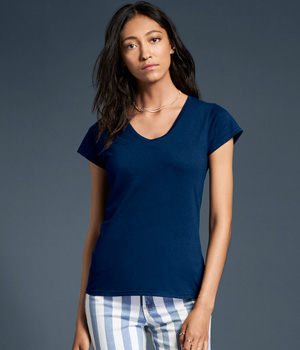 Womens Lightweight V-Neck T
