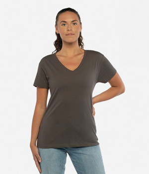 Womens Cotton V-Neck