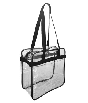 Clear Zippered Tote