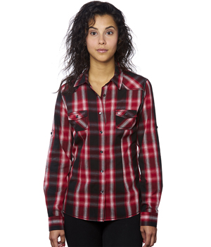 Ladies Western Plaid