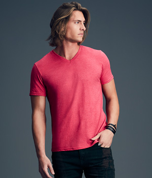 Adult Tri-Blend V-Neck Tee