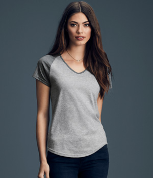 Womens Tri-Blend Raglan Tee