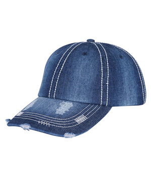 Heavy Wash Denim Cap