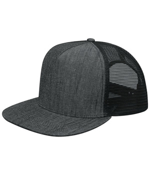 Flat Bill Snapback Trucker Cap