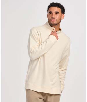 French Terry Button Pullover