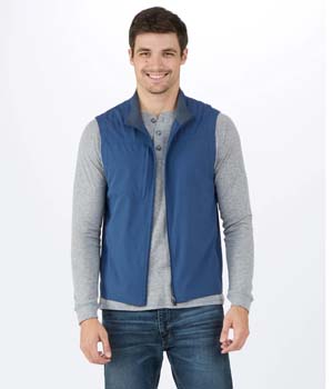 Mens Stretch Woven Vest