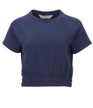 Womens French Terry Crew