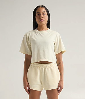 Womens Garment Dye Short