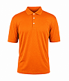 Mens Moisture Free Knit Polo BRIGHT ORANGE