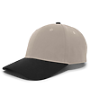 Brushed Cotton Twill Cap KHAKI/BLACK