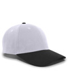 Brushed Cotton Twill Cap SILVER/BLACK