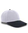 Brushed Cotton Twill Cap SILVER/NAVY