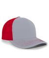 Contrast Stitch Trucker HEATHER GRY/RED/HEATHER GREY