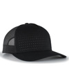 Perforated 5 Panel Trucker BLACK/REFLECTIVE