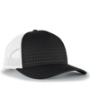 Perforated 5 Panel Trucker BLACK/WHITE/BLACK