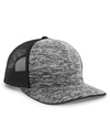 Aggressive Heather Trucker Cap BLACK/LIGHT CHARCOAL