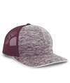 Aggressive Heather Trucker Cap MAROON/MAROON