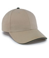 Brushed Twill Cap KHAKI/HUNTER